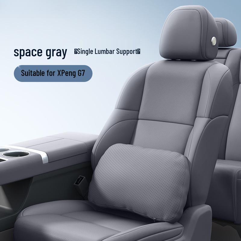 XPeng G7 Headrest Lumbar Support & Neck Pillow Set - Essential Car Accessories for Comfort & Interior Decoration.