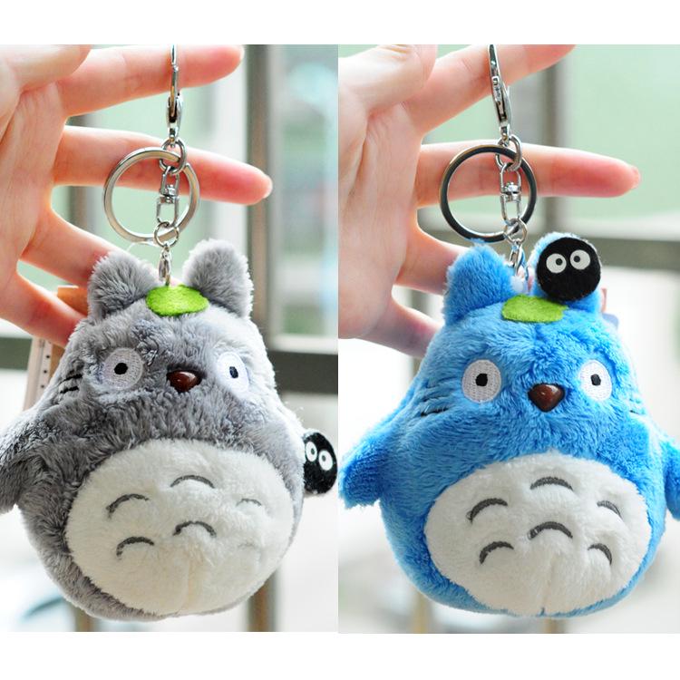 New Mini 10cm My Neighbor Totoro Plush Toy Kawaii Anime Totoro Keychain Toy Stuffed Plush Doll