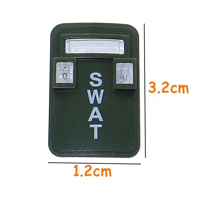 Building Blocks WW2 Army Military Self Defense Armor Vest Shield SWAT Accessories Pack Battlefield Bunkers
