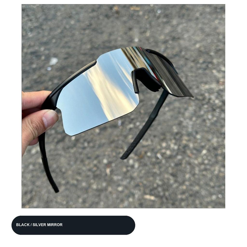 Cycling Sunglasses for Men Women, Windproof Shield Sports Glasses, Wraparound Eyewear for Biking Running Hiking Outdoor Sports