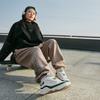 Li Ning CF Yuh 3.5 Грязная сумка Удобная и дышащая Устойчивая к истиранию Низкие повседневные кроссовки Женские Туманный белый AGCT332-1