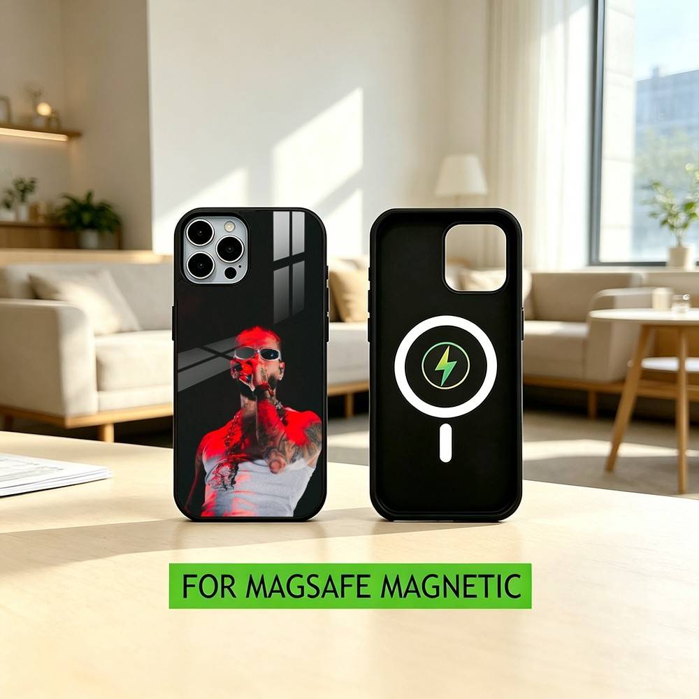 S-Singer M-MORA Phone Case For iPhone17,16,15,14,13,12,11 Plus,Pro Magnetic with Magsafe Wireless Charging