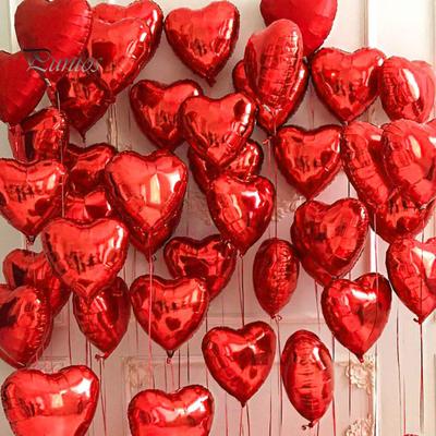 Воздушные шары Love Balloons в форме сердца из алюминиевой фольги многоразовые воздушные шары в форме сердца для Дня святого Валентина свадьбы помолвки вечеринки декор