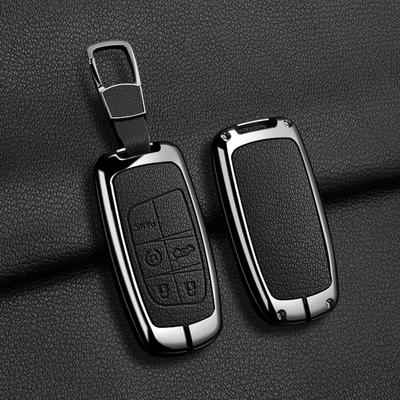 Чехол-брелок из цинкового сплава для ключа автомобиля Jeep Grand Cherokee Wk2 Kl Wrangler Jk Jl Mp Patriot Renegade Commander Compass 4 5 Кнопок