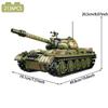 Военный Танк Тип 59 Средний Основной Боевой Танк Строительные Блоки WW2 Армейский Солдат Оружие Модель Кирпичи Игрушки Для Мальчика Подарок на День Рождения MOC