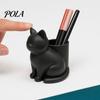 Дисплей для ручек, милый держатель в виде кошки, 3D-печатный стаканчик для карандашей-котят, многофункциональное мягкое декоративное настольное аксессуар, органайзер для рабочего стола для макияжа