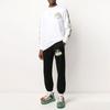 OFF WHITE Шорты-джоггеры с принтом стрелок OMCH022R20E300021048