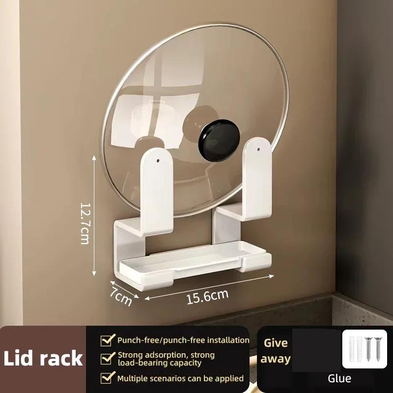 Shelf Wall-mounted Spice Storage Rack Kitchen Acceesories Rack Kitchen Knife Holder Hanging Hook Shelf Rack Organizer