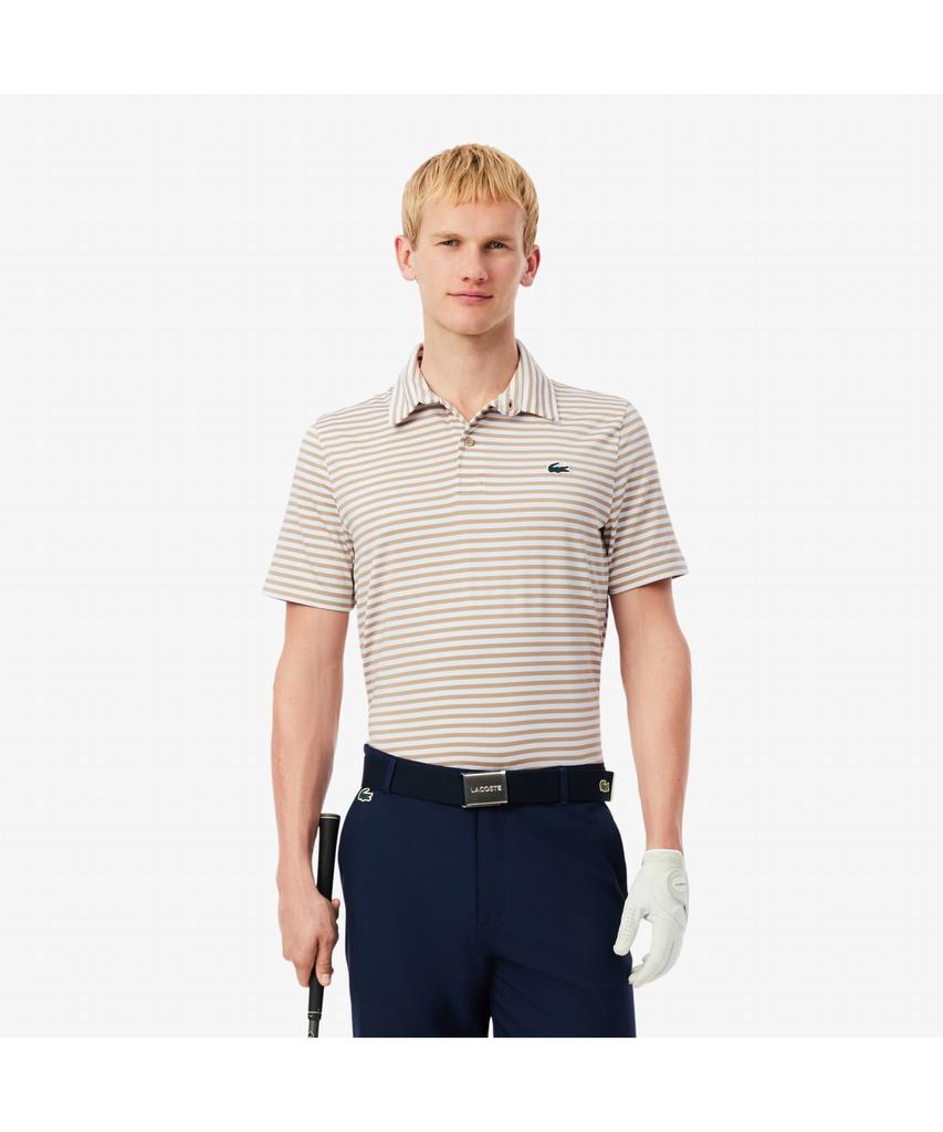 LACOSTE Men'S Golf Striped Short Sleeve Polo Shirt Dh7418-55N 7Ry