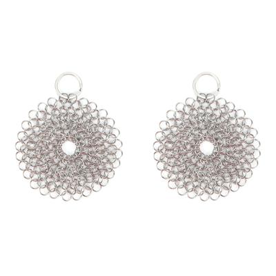 Очиститель для чугуна, скребок для чистки кастрюль из нержавеющей стали (4-дюймовый круглый)