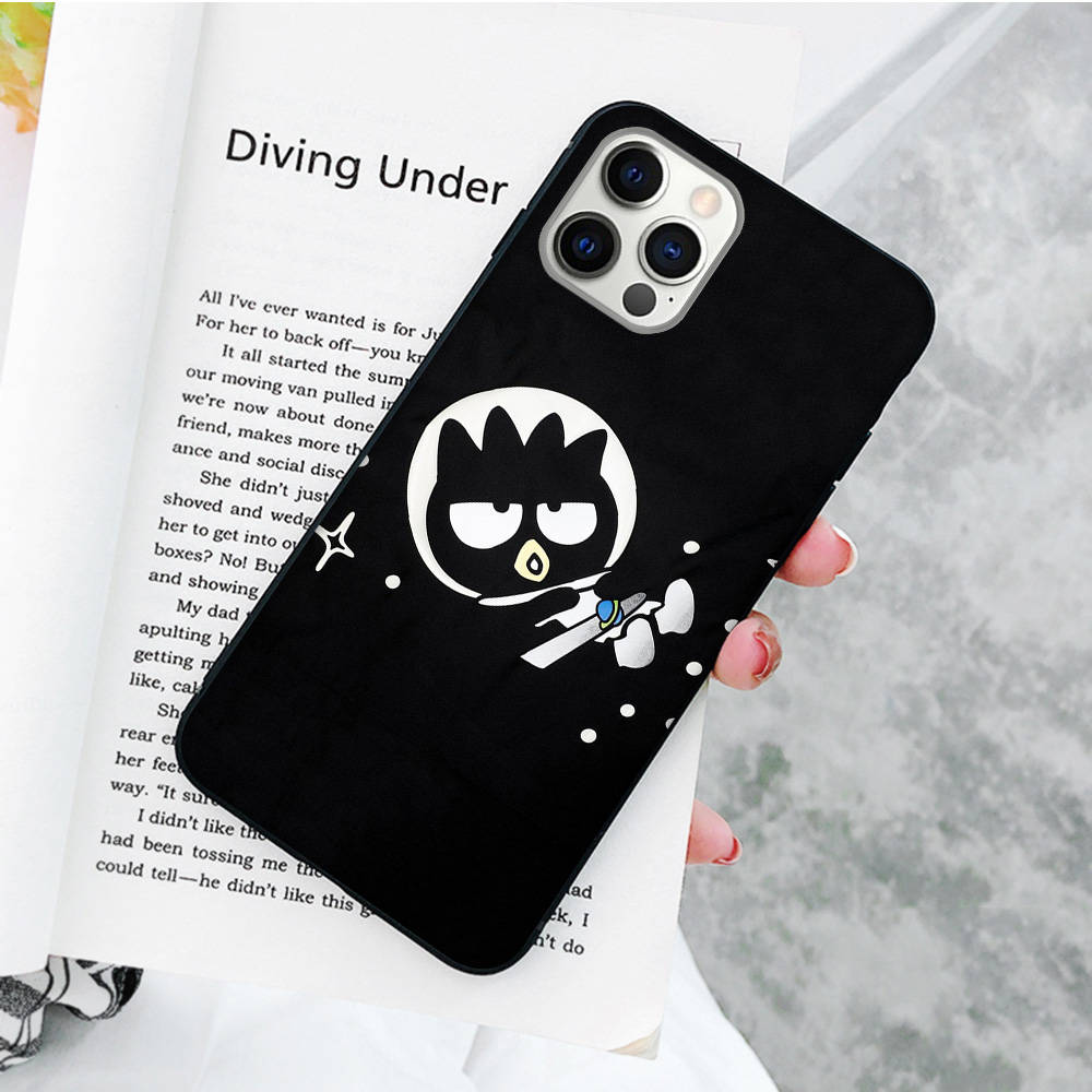 Черный чехол JZ14 Bad badtz-Maru для OPPO Reno 8 6 5 4 Pro Plus Find X3 A17 A3 A31 A38 A40 A53 A54 A55 A74 A76 A78 A77 A80 A94 A95 A96 Lite