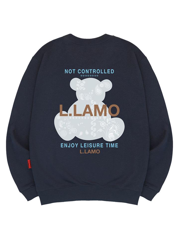 Свитшот Ellamo Deco Bear Унисекс Большой Размер S~4XL (Тип B)