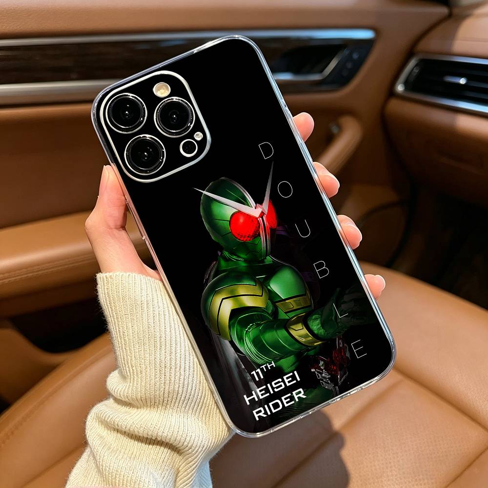 Чехол для телефона K-Kamen R-Rider ZeztzS Для iPhone17,16,15,14,13,12,Pro Max,16/15/14 Plus XS Мягкий силиконовый прозрачный чехол