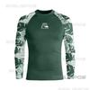 Mens UPF 50 Long Sleeve Rash Guard Surfing Diving Swimming Sun Protection Quick Dry Wetsuit Top