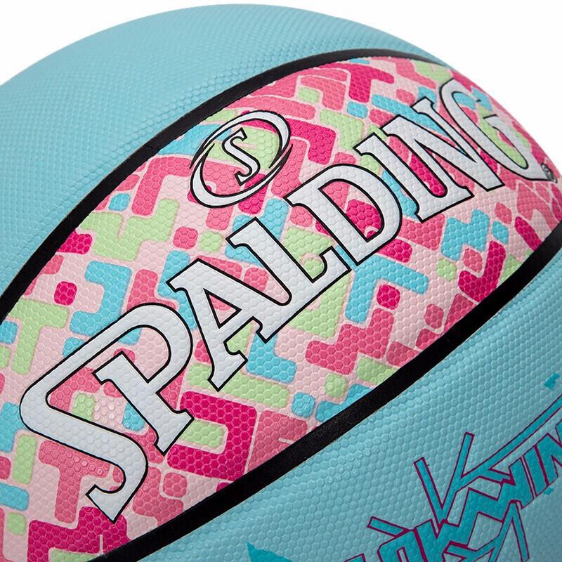 SPALDING Баскетбольный мяч из ПУ серии Graffiti для помещений и улицы
