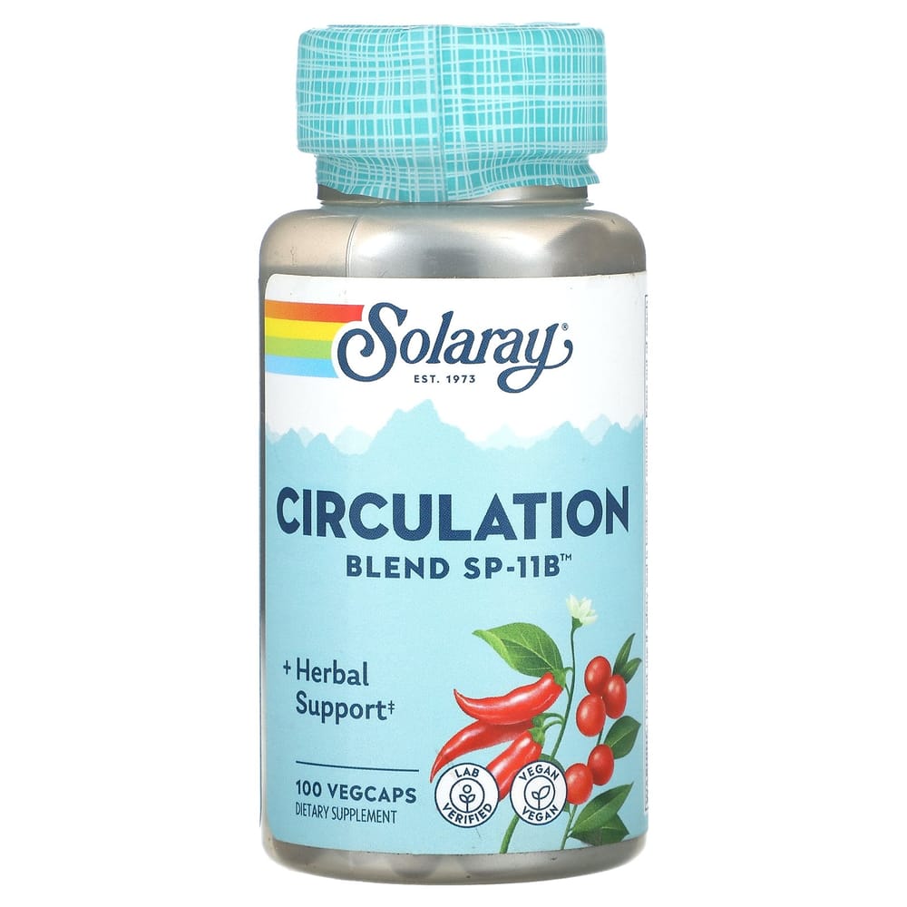 SOLARAY Circulus Blend Sp-11B Вегетарианские капсулы, 100 шт.