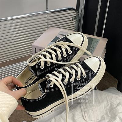 Новый продукт горячий источник новая классика низкие парусиновые кеды женская обувь