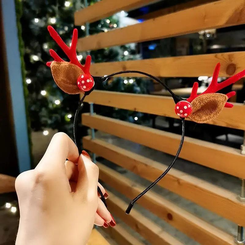 Заколка для волос с оленьими рогами в стиле Мори - Милый рождественский аксессуар для волос в сказочном стиле для женщин