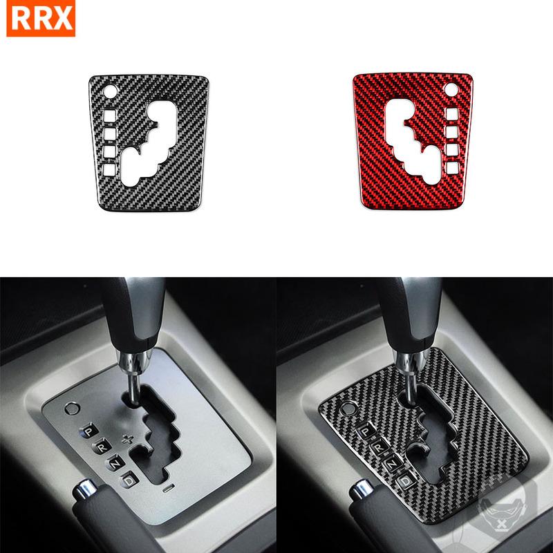 For Subaru Forester 2013-2018 Real Carbon Fiber Sticker Gear Shift Knob Panel Box Frame Car Accessories Interior Decorative