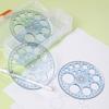 Circle Maker Clear Scale Drawing Plastic Transparent 360 Degree Protractor School Supplies