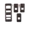4Pcs/Set Car Window Glasses Lift Switch Button Frame Cover Trim Fit For Land Rover Discovery 5 LR5 L462 2017-20 Auto Accessories