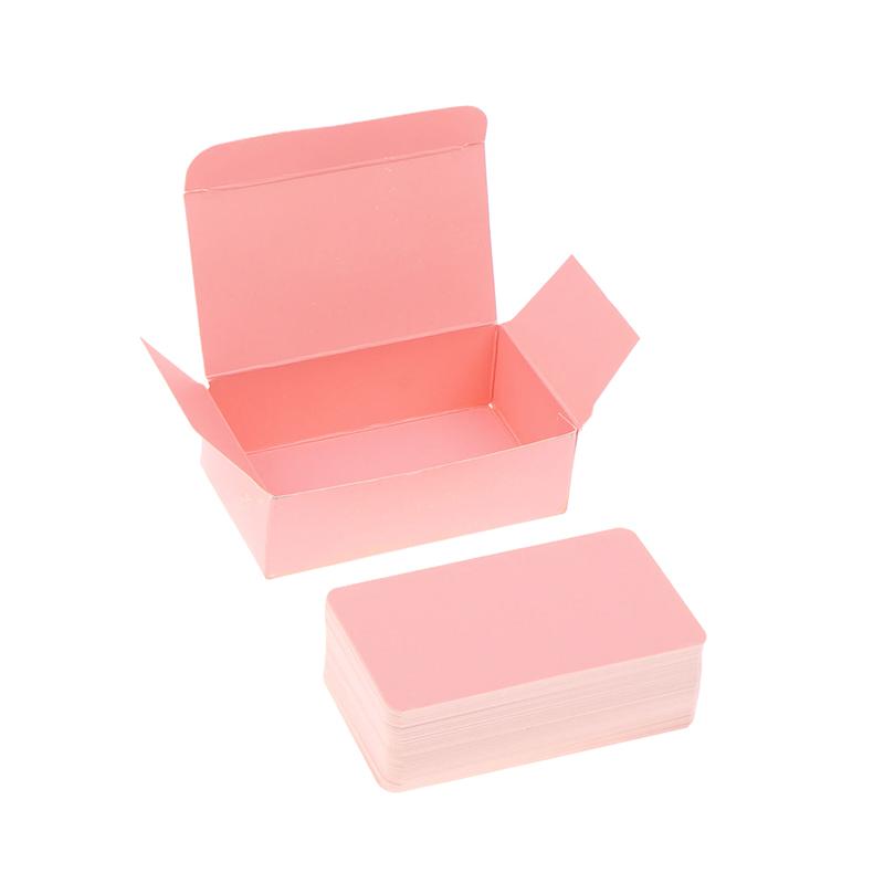 100 шт./кор. Карточка из крафт-бумаги, двусторонняя карточка со словами, пустая визитная карточка, записка, открытка с благодарностью, карточка с надписью, обучающая карточка