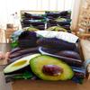 Avocado Fashion Bedding Set 2/3pcs 3D Digital Printing Duvet Cover Sets 1 Quilt Cover + 1/2 Pillowcases US/EU/AU Size