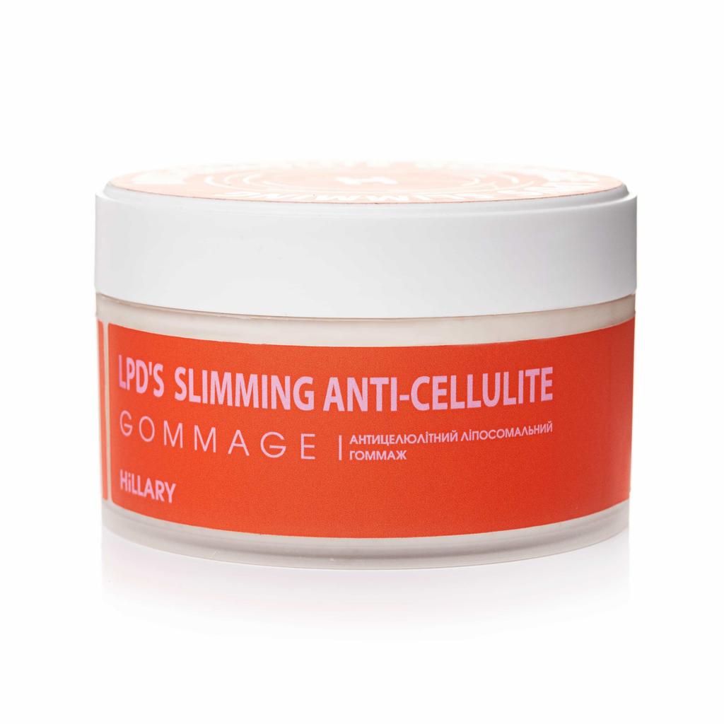 Антицеллюлитный лифтинг гоммаж с Hillary Anti-cellulite Gommage LPD's Slimming, 200 мл