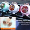 Car Air Vent Fragrance with Rhythm Lamp Aromatherapy Mini Airplane Shape Perfume Decoration Fragrance Car Lasting Fragrance