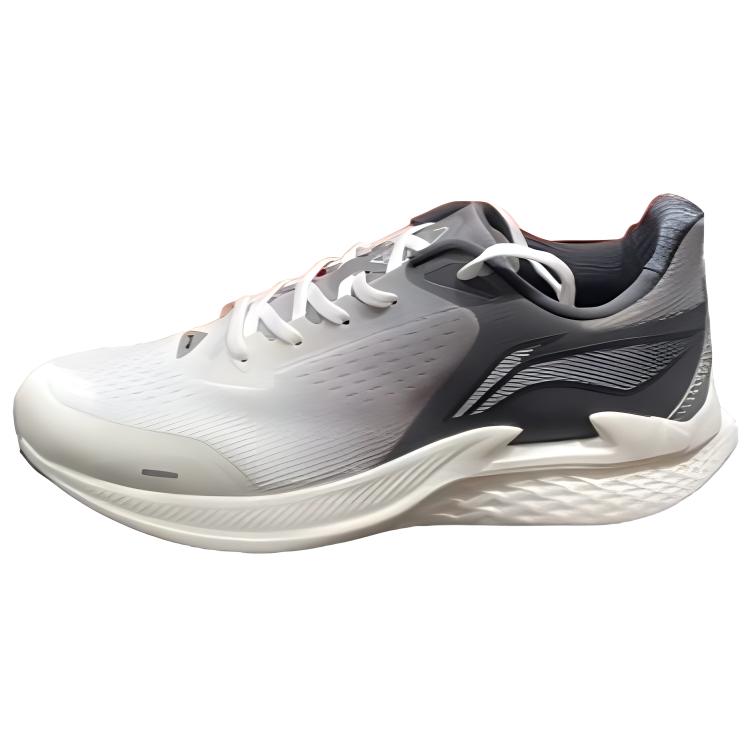 Li Ning Нескользящие Низкие Повседневные Беговые Кроссовки Мужские Бело-Серые ARMT029-7