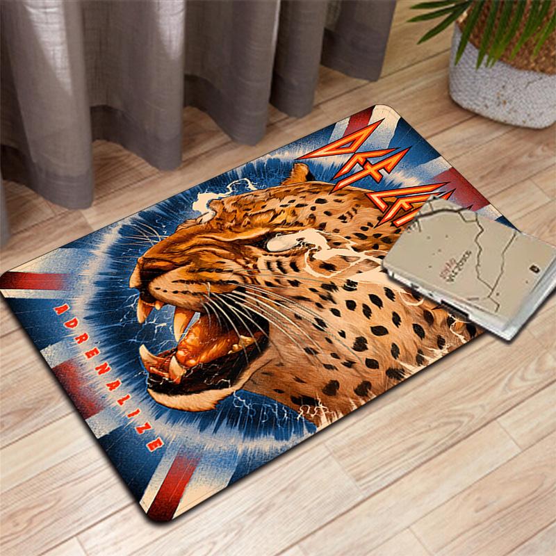 Def Leppard Rug Floor Mat for Living Room or Bedroom Soft and Comfortable Carpet a Gift for Birthday and Holiday.DFF0925473