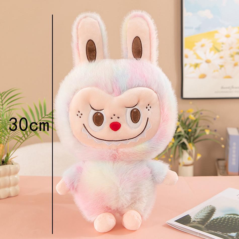 30СМ Милая Плюшевая Игрушка Кролик Лабу, Милая Кукла Bubble Mart, Мягкая Тряпичная Кукла, Детская Подушка, Подарок на День Рождения