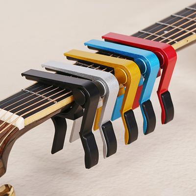 Гитарный каподастр для акустической и электрогитары, универсальный 6-струнный гитарный зажим, металлический каподастр для укулеле, бас-мандолины, банджо