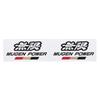 MUGEN MUGEN POWER Sticker B Black Size: M 90000-YZ5-311B-K3