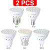 GU10 LED E27 Lamp E14 Proyektor Lampochka 48 60 80leds lampara 220V GU 10 bombillas led MR16 gu5.3 Proyektor Uy