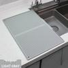 Силиконовый термостойкий противоскользящий коврик на кухонную столешницу