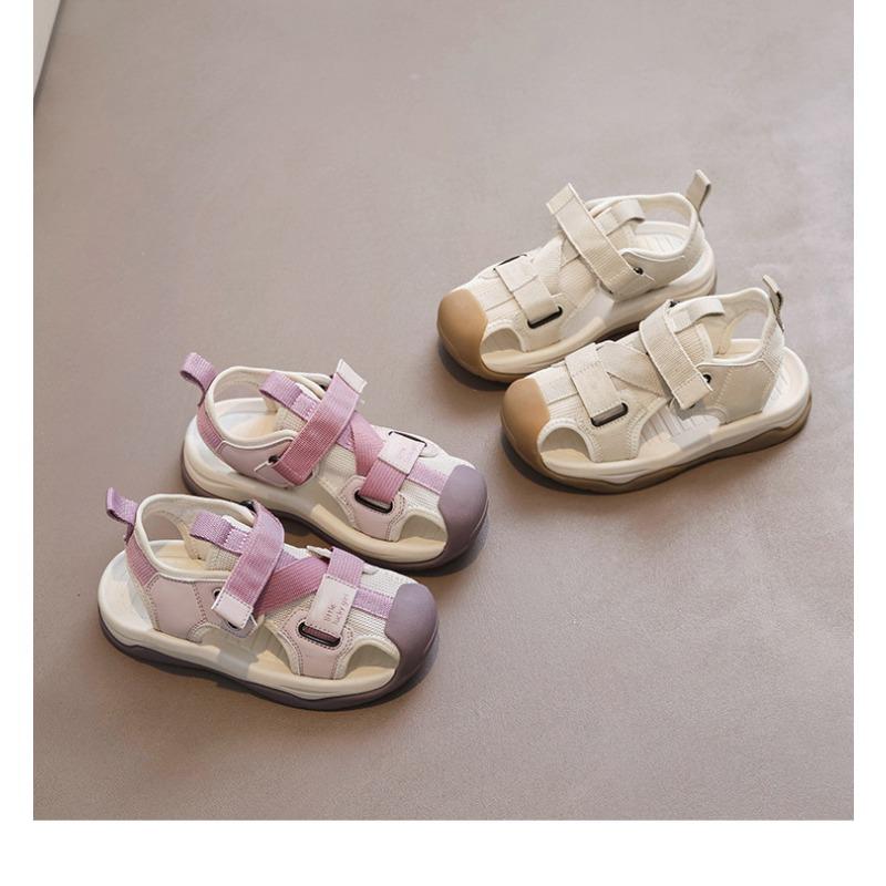 Summer Unisex Closed Toe Sports Sandals Soft Sole Beach Shoes for Boys Girls Middle Big Kids