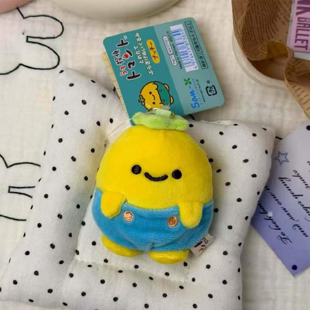 Kawaii Cartoon San-X Tomanto Plush Toys Backpack Pendant Creative Anime Peripheral Picchi Keychain Doll Friends Birthday Gift