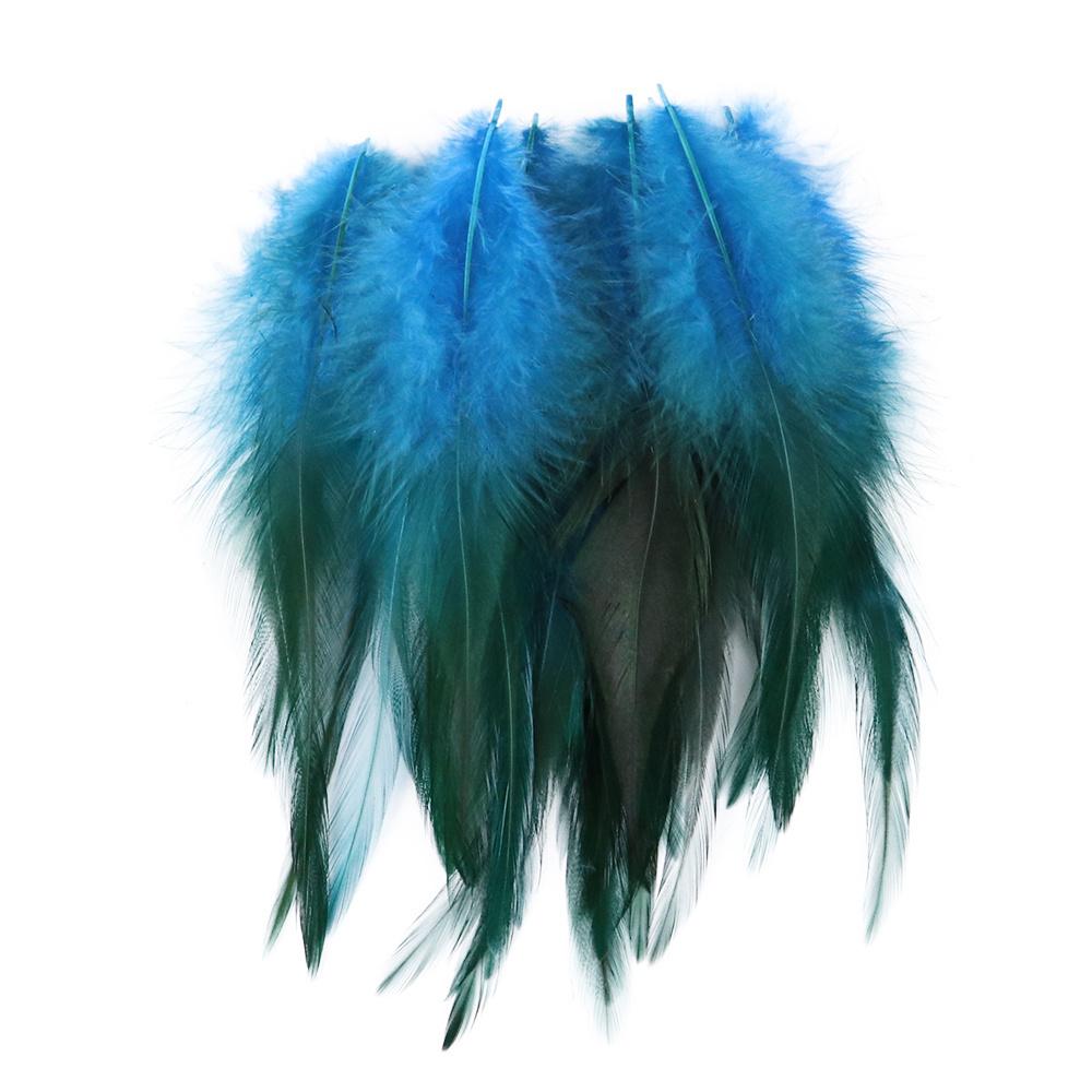 50 шт. Пушистые натуральные петушиные перья для поделок, DIY аксессуары 8-15 см, куриное перо, материалы для вязания мушек, швейная декорация, плюмаж