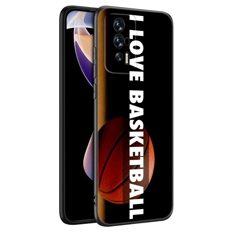 Basketball Basket Black Silicone Phone Case For Xiaomi Redmi 7A 8A 9A 10A 11A 9C 10C 12C 13C 11 Prime A1 A2 + 12 4G Note 9T 12R
