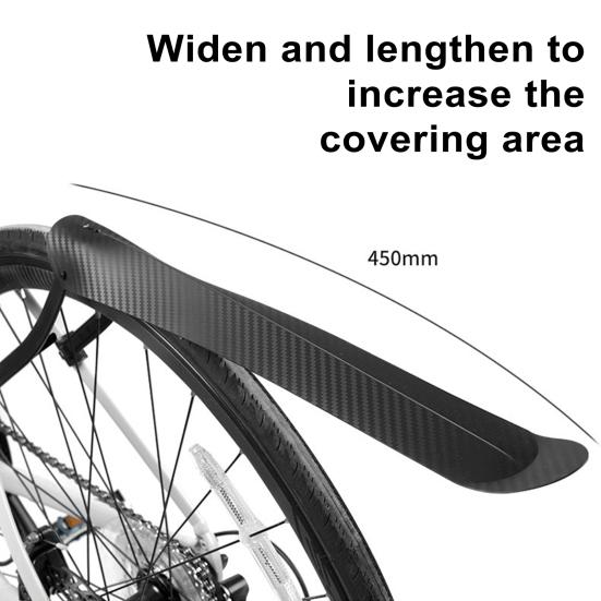 Комплект крыльев для шоссейного велосипеда, легкий, быстросъемный, универсальный, простая установка, задний передний велосипедный брызговик