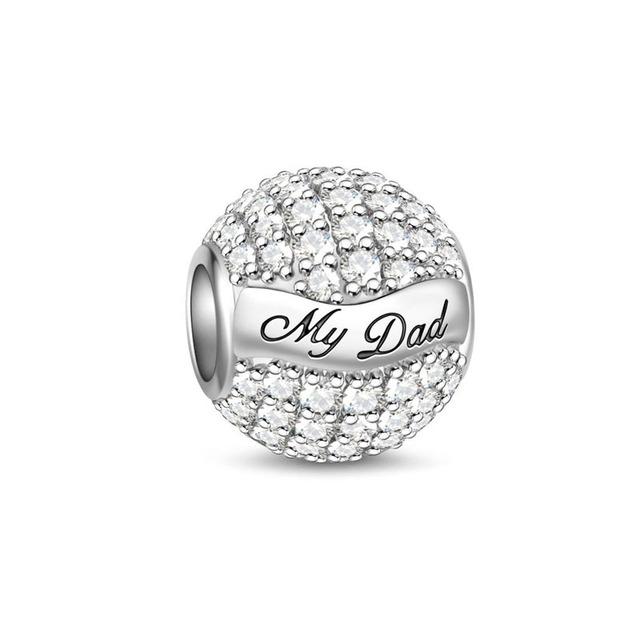 Европа Стерлингового Серебра 925 Новые Сверкающие Круглые Ажурные Подвески Бусины Подходит Оригинальные Модные Браслеты Для Ювелирных Изделий Ожерелье Подвеска