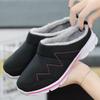 Men Women Plush Slippers Winter Indoor Outdoor Walking Shoes Warm Casual Flats Cotton Shoes Big Size 36-48