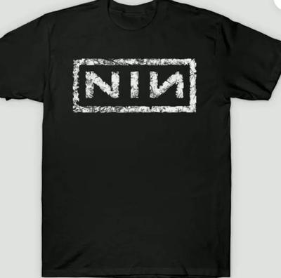 Футболка Nine Inch Nails 'NIN' с коротким рукавом Все размеры от S до 5 XL