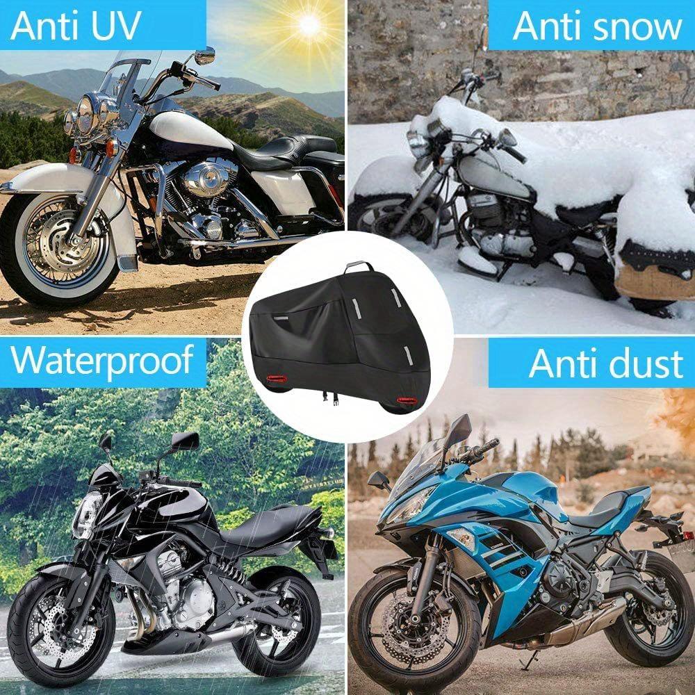 1 шт. Водонепроницаемый чехол для мотоцикла, ткань Оксфорд 210D, противоугольная пряжка, универсальная посадка, подходит для различных моделей мотоциклов, электрических