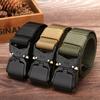 3.8cm Tactical Belt for Male Military Fans, Multi-functional Nylon Outdoor Training Belt