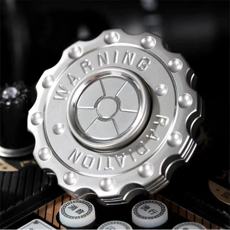 Предупреждение о радиации Fidget Slider Spinner EDC Gear Hand Spinner Clicker Игрушка-фиджет для взрослых Инструмент для лечения СДВГ Игрушки для снятия стресса и тревожности