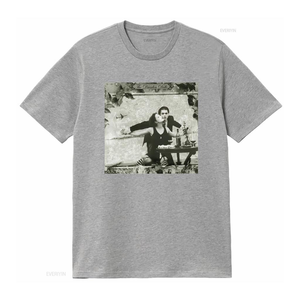 The Dresden Dolls Album Family All Size T Shirt B279 vintage Washed fashion Soft Breathable homme Comfortable Stylish