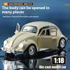 Масштаб 1/18 Beetle 1955 литой под давлением классическая модель серии Sound and Light подарок на день рождения