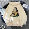 Demon Slayer Japanese anime hoodie 2000s Japanese style Y2k men's fashion casual hoodie Harajuku cartoon hoodie